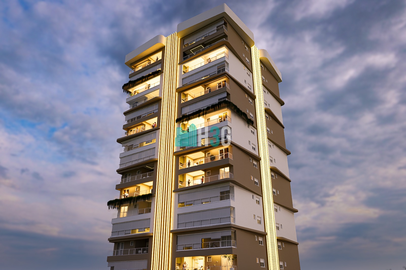 Fachada Apartamento a Venda Torre de Siena Apucarana/Pr