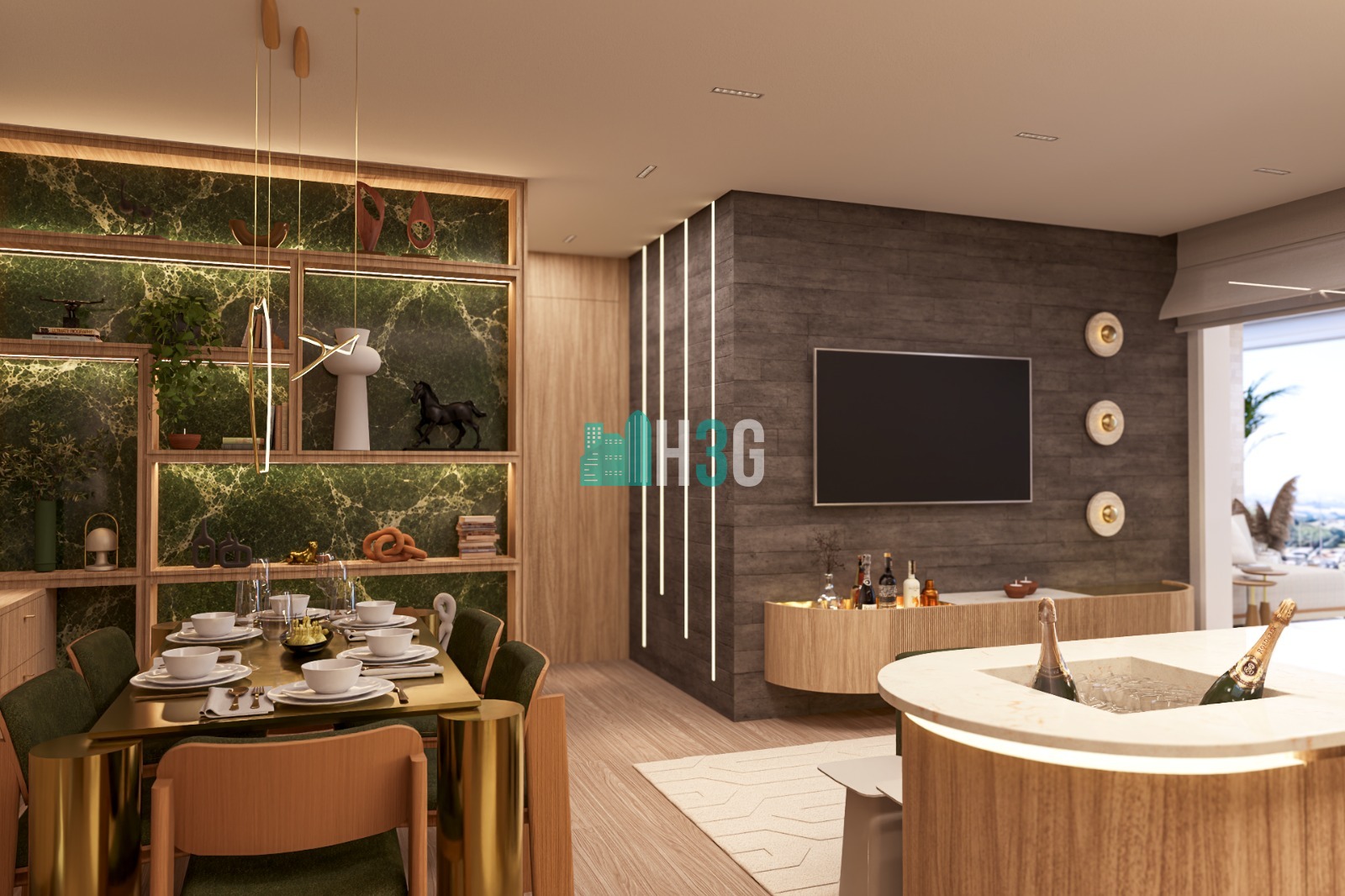 Living Apartamento a Venda Torre de Siena Apucarana/Pr