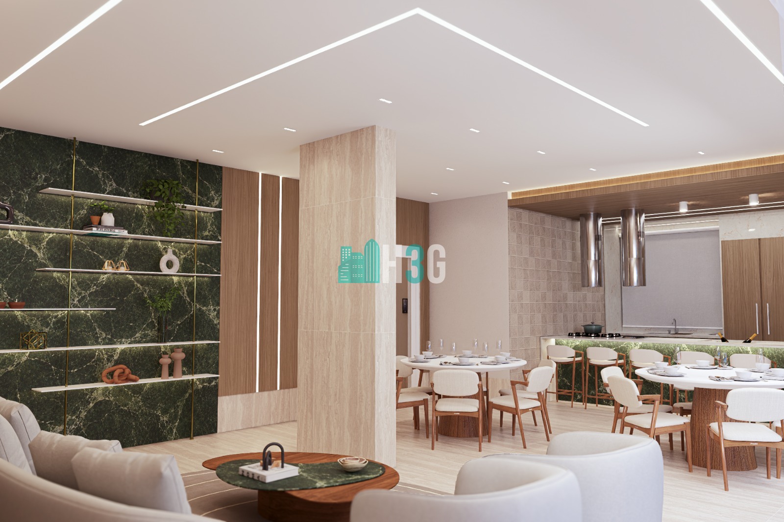 Salao Gourmet Apartamento a Venda Torre de Siena Apucarana/Pr
